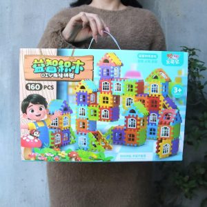 Hộp lego nhà khối 160pcs-48