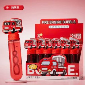 Set 24 thổi bong bóng oto đỏ-18