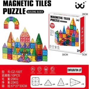 Khối Ghép Kính Nam Châm 100pcs-10