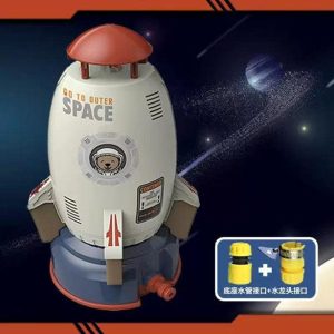 Đồ chơi bơm nước bay hình Tên lửa có cút nối-36