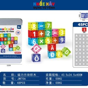 Xếp hình NC chữ số Tiếng Việt 45psc - 48